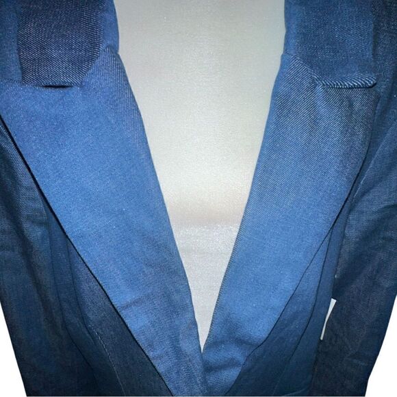NWTs Good American Denim Blazer Size 6 = 3X - Picture 3 of 9